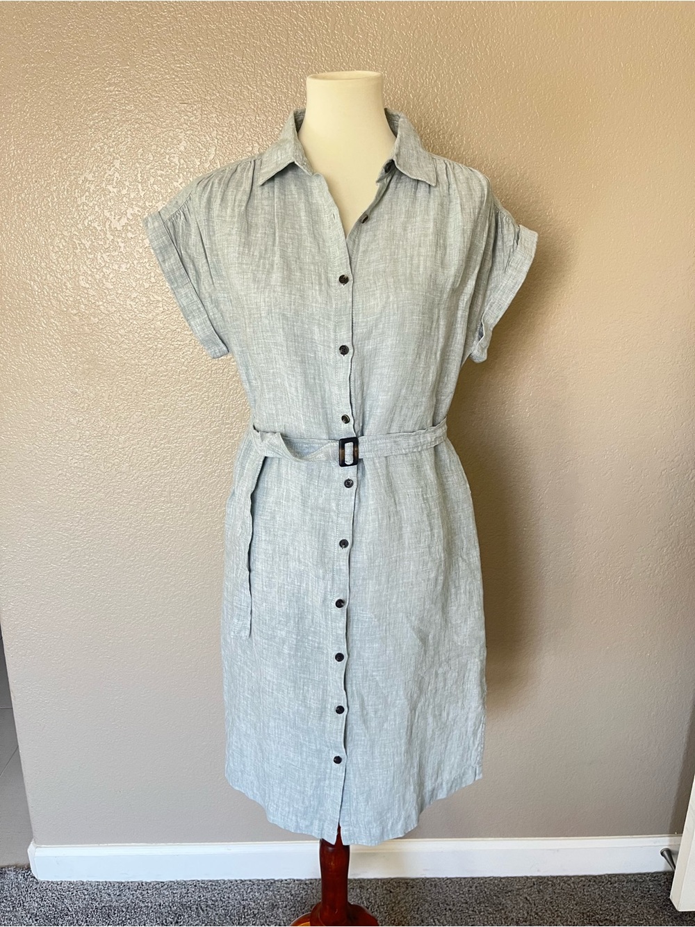 C&C California 100% linen dress small